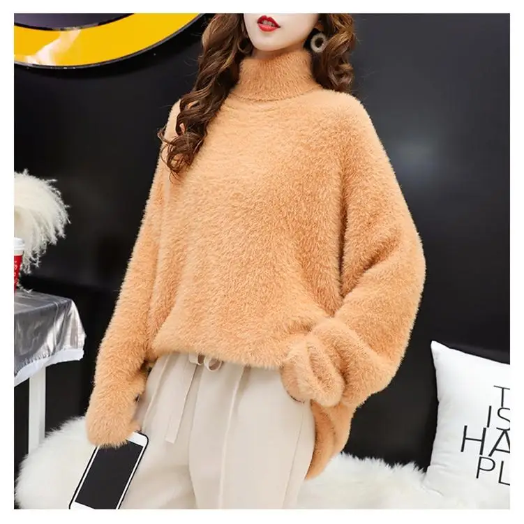 H.SA Winter Turtleneck Sweater and Pullovers 2019 winter clothes women Mohair Soft Warm Sweater Jumpers Chic Oversized sueter
H.SA Winter Turtleneck Sweater and Pullovers 2019 winter clothes women Mohair Soft Warm Sweater Jumpers Chic Oversized sueter