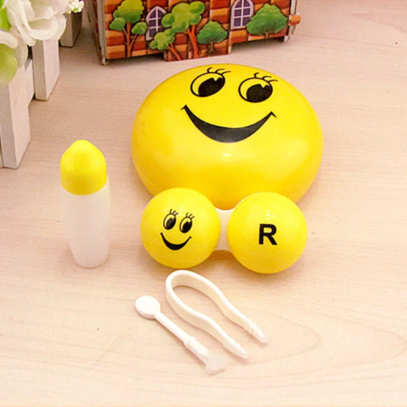 LNRRABC Random Face Yellow Round Women Men Glasses Contact Lenses Box Contact Lens Case For Eyes Care Kit Holder Container
LNRRABC Random Face Yellow Round Women Men Glasses Contact Lenses Box Contact Lens Case For Eyes Care Kit Holder Container