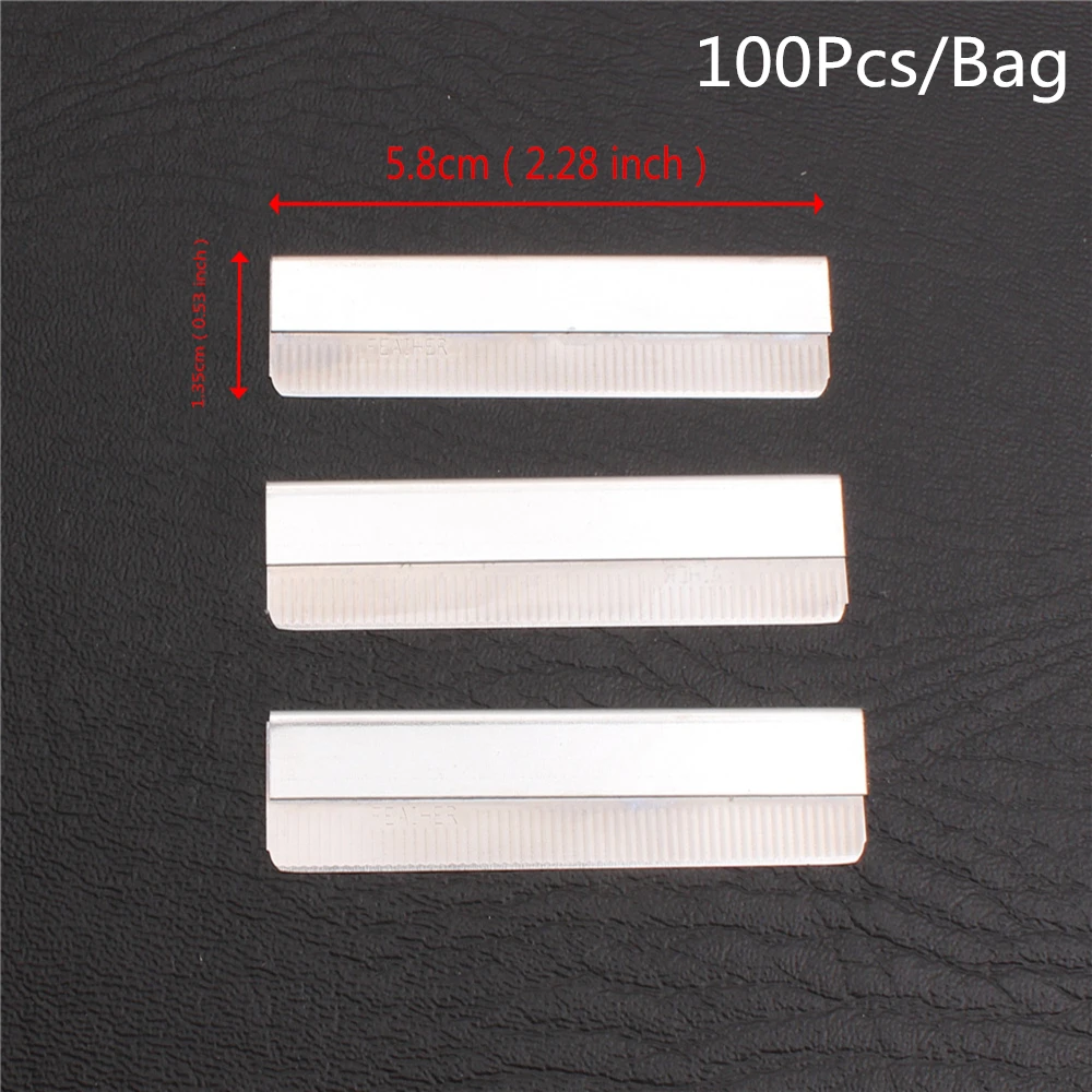 High Quality 100pcs Feather Blades Professional Eyebrow Blade Cosmetic Razor Blades,Stainless Steel Shaving Blades Free Shipping
High Quality 100pcs Feather Blades Professional Eyebrow Blade Cosmetic Razor Blades,Stainless Steel Shaving Blades Free Shipping