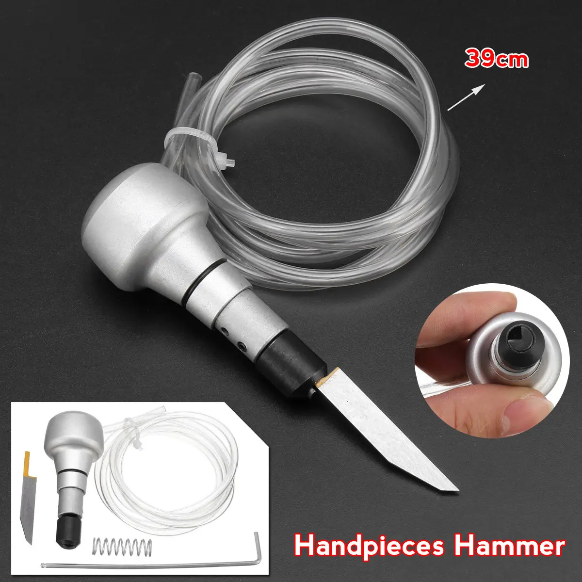 Graver Handle Hand Piece for Engraving Machine Pneumatic Jewelry Making Tools Max Handpieces Hammer Hand Tool
Graver Handle Hand Piece for Engraving Machine Pneumatic Jewelry Making Tools Max Handpieces Hammer Hand Tool