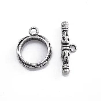 O 17*14mmT22*6.5mm Antique Silver Brass OT Toggle Clasps For DIY Necklace and Bracelet Chain Connectors
O 17*14mmT22*6.5mm Antique Silver Brass OT Toggle Clasps For DIY Necklace and Bracelet Chain Connectors