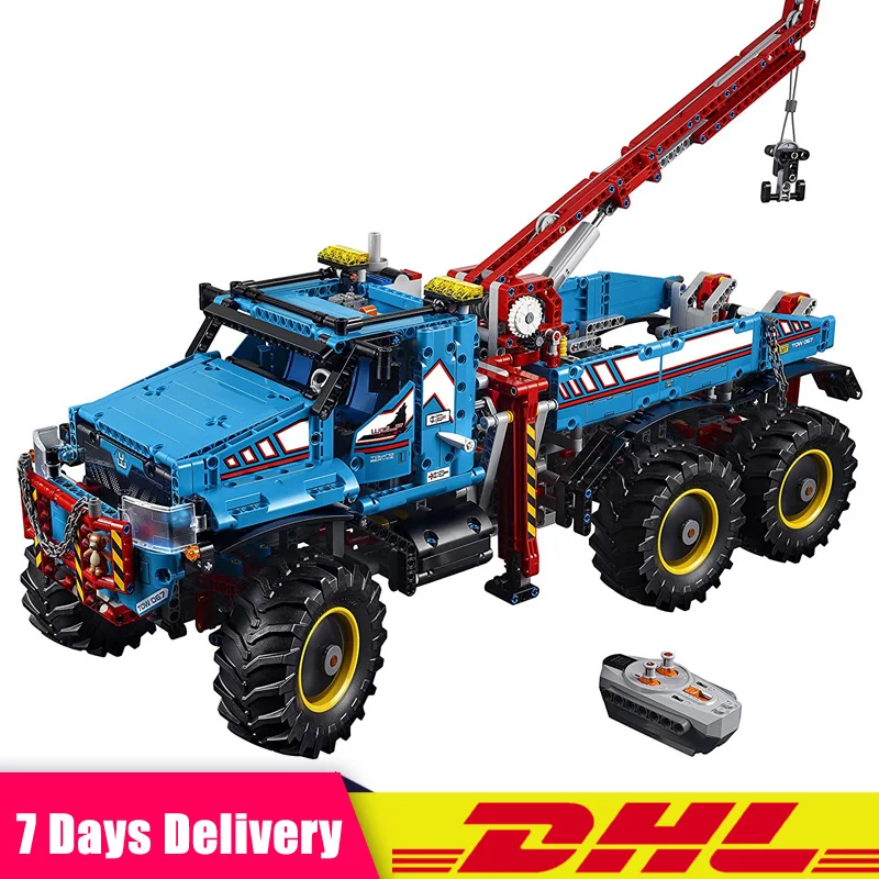 Lepin 20056 Technic The Ultimate All Terrain 6X6 Remote Control Truck Set Building Blocks Bricks Toy Compatible LegoINGlys 42070
Lepin 20056 Technic The Ultimate All Terrain 6X6 Remote Control Truck Set Building Blocks Bricks Toy Compatible LegoINGlys 42070