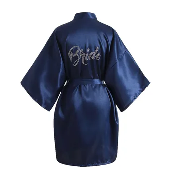 Fashion Silk Bridesmaid Bride Robe Sexy Women Short Satin Wedding Kimono Robes Sleepwear Nightgown Dress Woman Bathrobe Pajamas
Fashion Silk Bridesmaid Bride Robe Sexy Women Short Satin Wedding Kimono Robes Sleepwear Nightgown Dress Woman Bathrobe Pajamas
