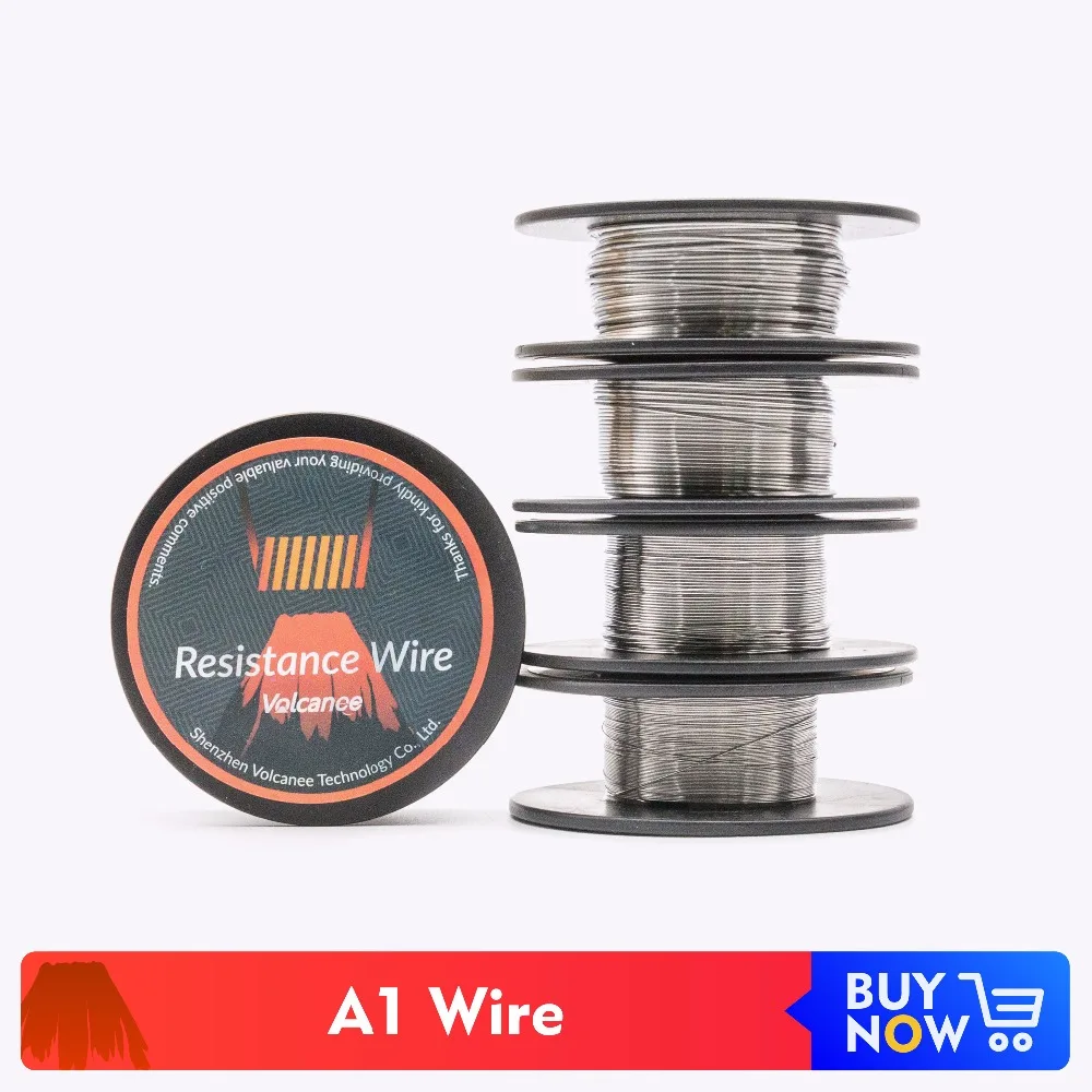 Volcanee 30 feet A1 Heating Wire Coil Resistance Vape Wire 22 24 26 28 30 32GA RDA RTA Atomizer DIY E Cigarettes Vaporizer
Volcanee 30 feet A1 Heating Wire Coil Resistance Vape Wire 22 24 26 28 30 32GA RDA RTA Atomizer DIY E Cigarettes Vaporizer