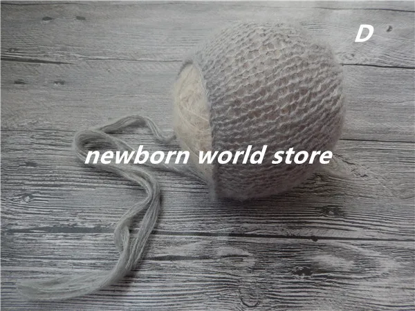 Новорожденные фотографии реквизит шляпа мохеровая шапочка.|mohair hat|newborn photography props
