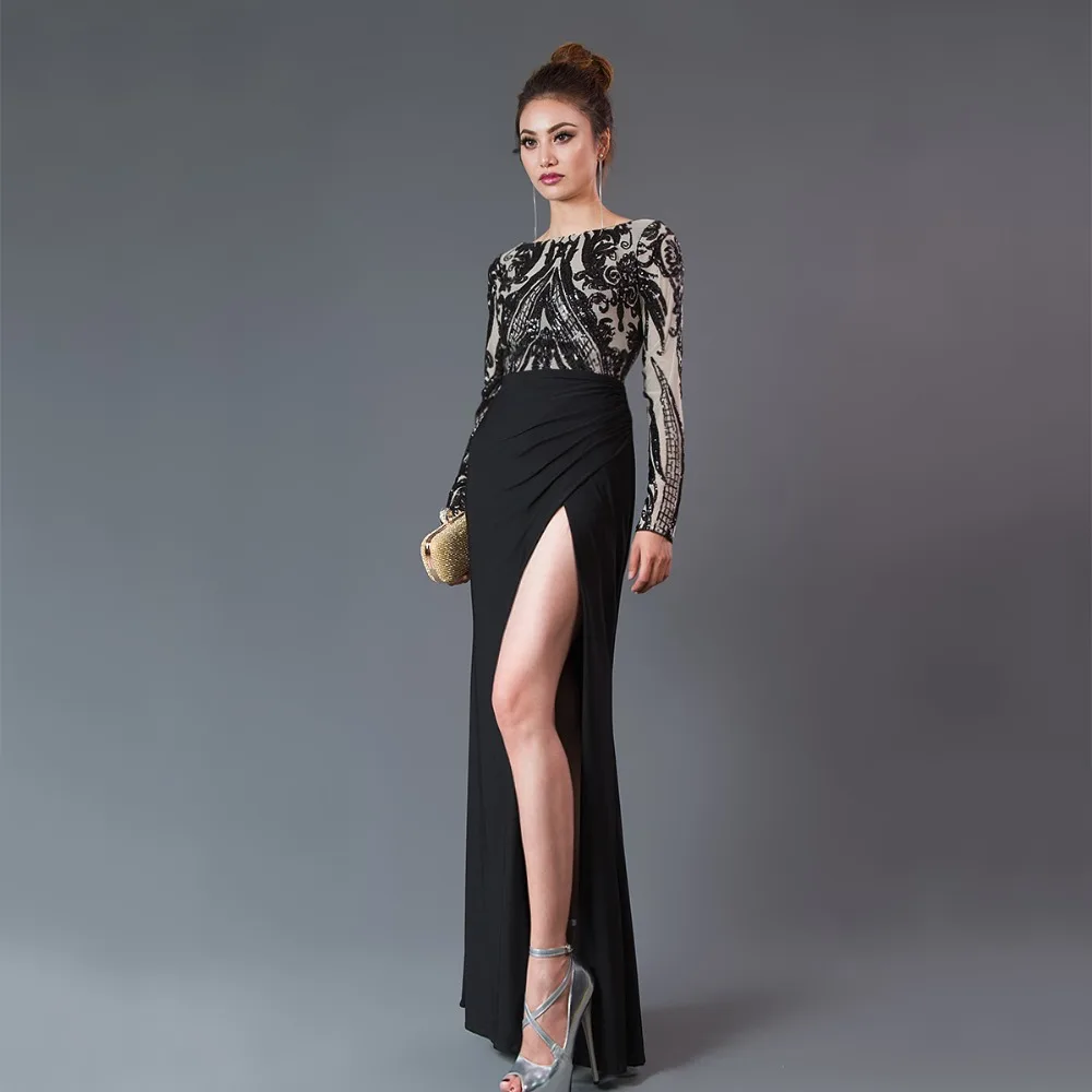 Lace Long Evening Dress Chiffon Sequined Mermaid Prom Party Dresses Formal Women Gown For Robe De Soiree And Wedding Party
Lace Long Evening Dress Chiffon Sequined Mermaid Prom Party Dresses Formal Women Gown For Robe De Soiree And Wedding Party