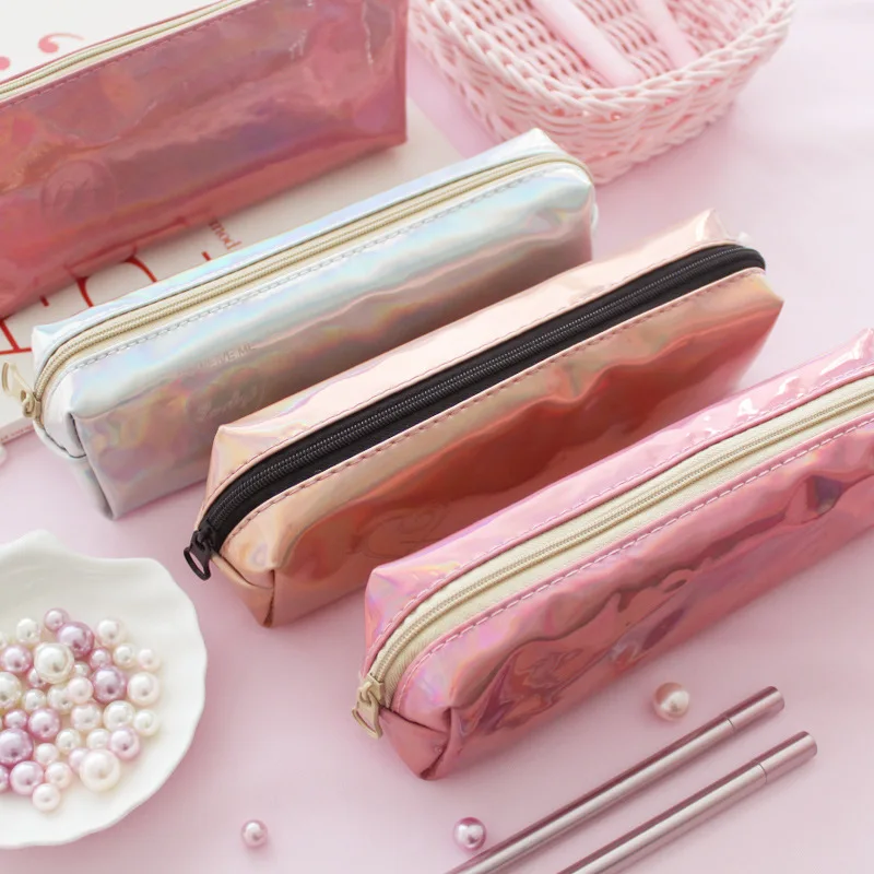 Mohamm Laser Candy Color Case Korean Zipper Bag Novelty Pencil Pouch School Supplies Stationery
Mohamm Laser Candy Color Case Korean Zipper Bag Novelty Pencil Pouch School Supplies Stationery