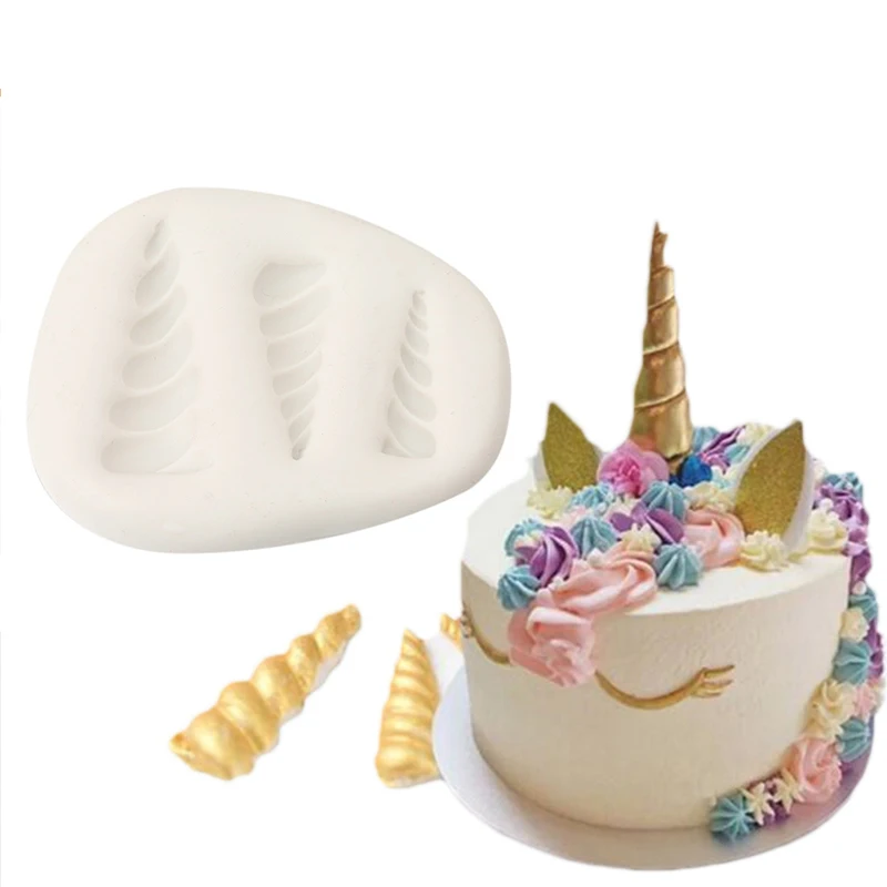 3D Unicorn Head Horn Form White Silicone Mold Fondant Soap Moulds Cake Decorating Tools Kitchen Pastry Baking Tools KO899658
3D Unicorn Head Horn Form White Silicone Mold Fondant Soap Moulds Cake Decorating Tools Kitchen Pastry Baking Tools KO899658