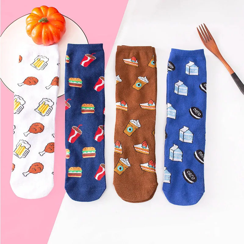 2019 autumn and winter new socks fried chicken beer socks Korean street socks creative socks cartoon Japanese men and women cott
2019 autumn and winter new socks fried chicken beer socks Korean street socks creative socks cartoon Japanese men and women cott