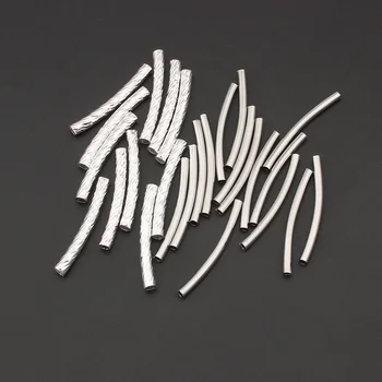 20pcs Shiny/Antique Silver Color Spacer Beads Curve Tube for DIY Chock Necklace Bracelet Jewelry Making Findings
20pcs Shiny/Antique Silver Color Spacer Beads Curve Tube for DIY Chock Necklace Bracelet Jewelry Making Findings