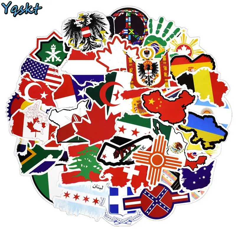 52 Pcs National Flags DIY Stickers for Mobile phone Laptop Luggage Skateboard Fridge Bicycle Car Styling PVC Waterproof Sticker
52 Pcs National Flags DIY Stickers for Mobile phone Laptop Luggage Skateboard Fridge Bicycle Car Styling PVC Waterproof Sticker