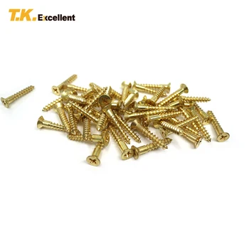 T.K.Excellent 50 Pcs Countersunk Cross Wood Screw Flat Head Wood Screw Copper Plating Hardware Fastener Tools Home Decoration
T.K.Excellent 50 Pcs Countersunk Cross Wood Screw Flat Head Wood Screw Copper Plating Hardware Fastener Tools Home Decoration