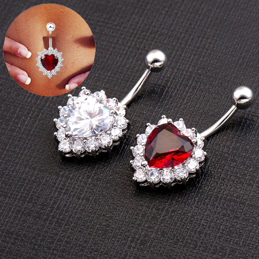 Heart Of Ocean Trendy Body Jewelry Gold-Color CZ Navel Percing Clear Pink Cubic Zirconia Belly Button Rings Free Shipping
Heart Of Ocean Trendy Body Jewelry Gold-Color CZ Navel Percing Clear Pink Cubic Zirconia Belly Button Rings Free Shipping
