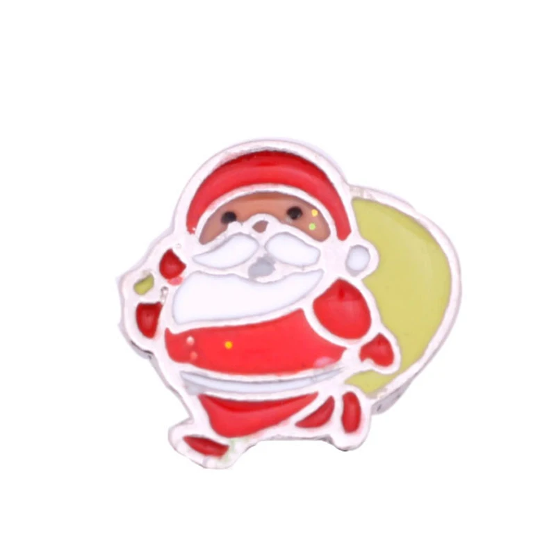 Santa Claus with gifts, Floating charms fit floating lockets, FC4233 
Santa Claus with gifts, Floating charms fit floating lockets, FC4233