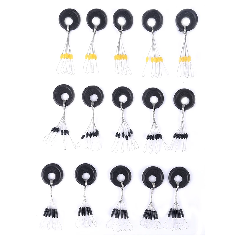 20 Group 120pcs/set Tackle Resistance Space Not To Hurt The Line Vertical silicone Beans Rod Clip/o-shaped Fishing Accessories
20 Group 120pcs/set Tackle Resistance Space Not To Hurt The Line Vertical silicone Beans Rod Clip/o-shaped Fishing Accessories