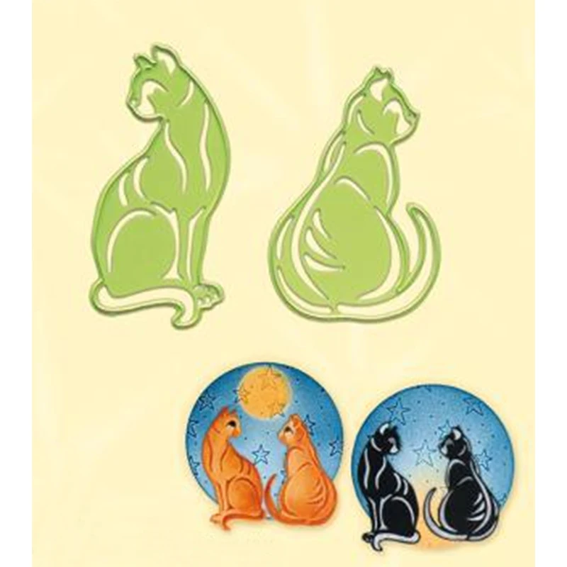 HamyHo 2pcs Curious Cat Frame Metal Steel Cutting Dies Stencil for DIY Scrapbooking Crafts Paper Decorative Card Embossing Dies
HamyHo 2pcs Curious Cat Frame Metal Steel Cutting Dies Stencil for DIY Scrapbooking Crafts Paper Decorative Card Embossing Dies