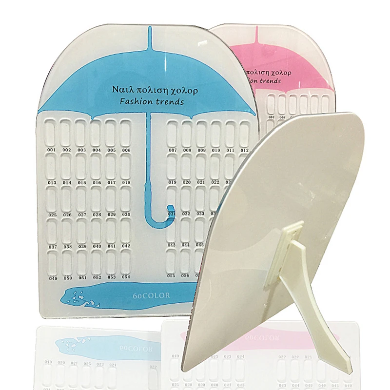 60 Colors Professional Acrylic Nail Gel Polish Stand Display Card Book Color Board Chart Nail Art Salon Manicure Tools Pink/Blue
60 Colors Professional Acrylic Nail Gel Polish Stand Display Card Book Color Board Chart Nail Art Salon Manicure Tools Pink/Blue