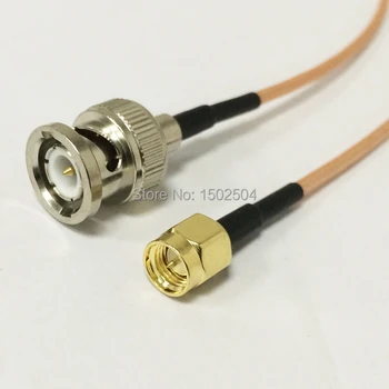 New SMA Male Plug Connector Switch BNC Male Plug Convertor RG316 Wholesale Fast Ship 15CM 6" Adapter
New SMA Male Plug Connector Switch BNC Male Plug Convertor RG316 Wholesale Fast Ship 15CM 6" Adapter