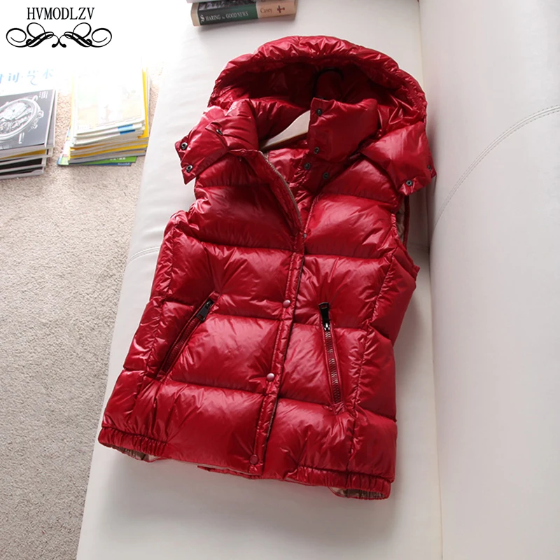 Winter Vest Down Jacket For Girls 2019 New White Duck Feather Sleeveless Hooded Double-breasted Light And Thin Coat Women HJ169
Winter Vest Down Jacket For Girls 2019 New White Duck Feather Sleeveless Hooded Double-breasted Light And Thin Coat Women HJ169