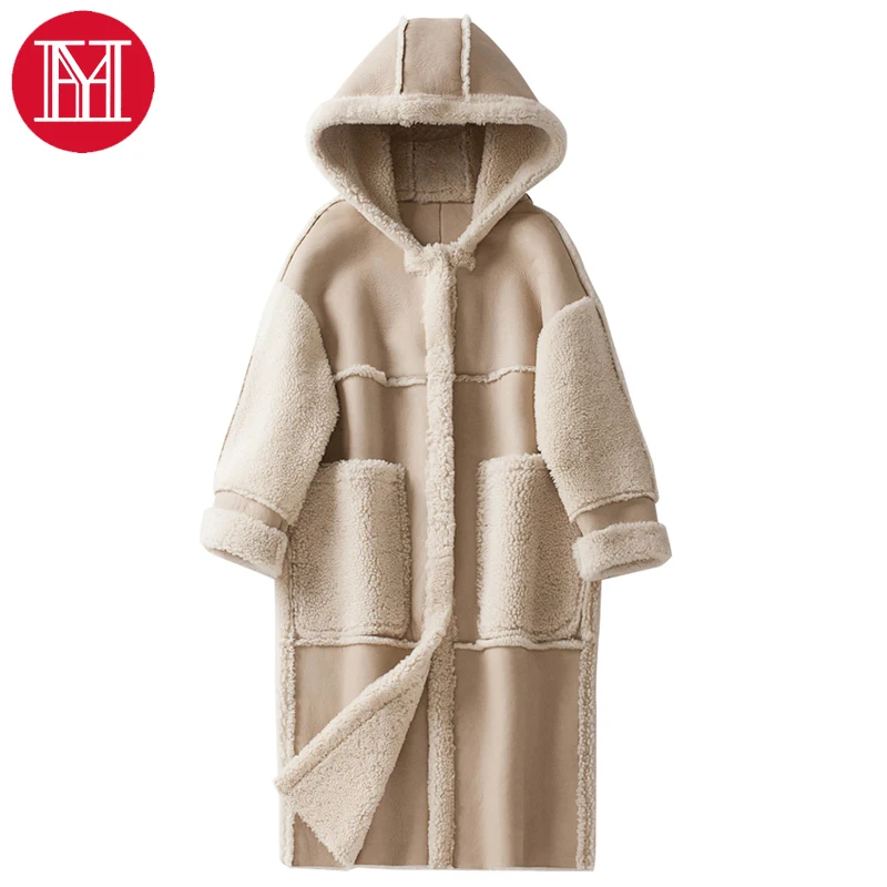 2019 New arrive lady luxury Merino sheep fur jacket winter fashion real sheep fur coat double faced pocket long style elegant 
2019 New arrive lady luxury Merino sheep fur jacket winter fashion real sheep fur coat double faced pocket long style elegant