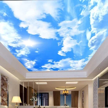 Sky Ceiling Wall Papers 3d White Clouds Photo Wallpaper Mural Bedroom Living Room Thicken Self Adhesive Vinyl / Silk Wall Paper
Sky Ceiling Wall Papers 3d White Clouds Photo Wallpaper Mural Bedroom Living Room Thicken Self Adhesive Vinyl / Silk Wall Paper