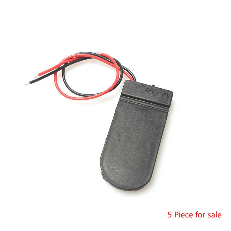 5Pcs/Lot Hold 2x CR2032 Button Coin Cell Battery Holder Case Storage Black Box 6V Wire Lead ON/OFF Switch Wholesale
5Pcs/Lot Hold 2x CR2032 Button Coin Cell Battery Holder Case Storage Black Box 6V Wire Lead ON/OFF Switch Wholesale