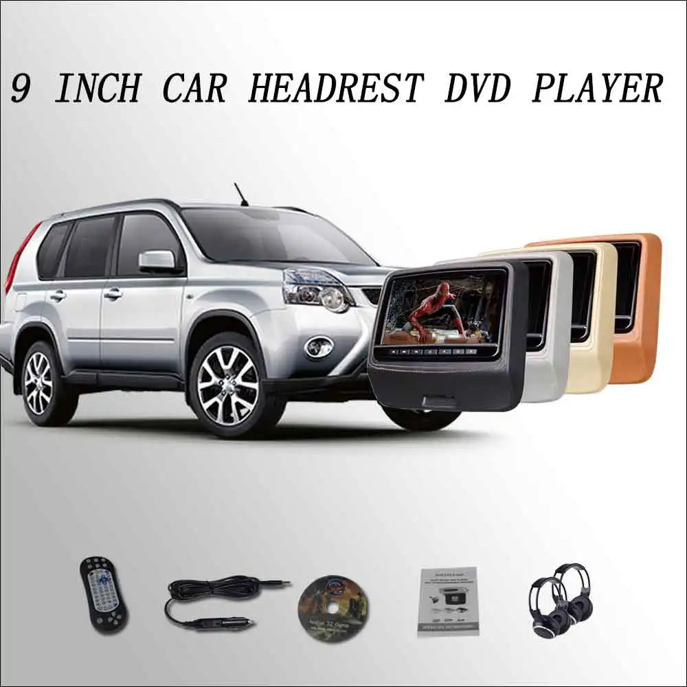 BigBigRoad Car Headrest Monitor digital LCD screen 2*9" DVD player with USB SD IR FM / SPEAKER / GAME / HDMI For Nissan X-Trail
BigBigRoad Car Headrest Monitor digital LCD screen 2*9" DVD player with USB SD IR FM / SPEAKER / GAME / HDMI For Nissan X-Trail