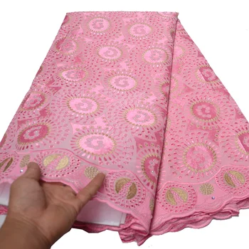Pink nigerian lace fabrics high quality 100% cotton swiss voile lace hollow out design white african lace fabric for wedding
Pink nigerian lace fabrics high quality 100% cotton swiss voile lace hollow out design white african lace fabric for wedding