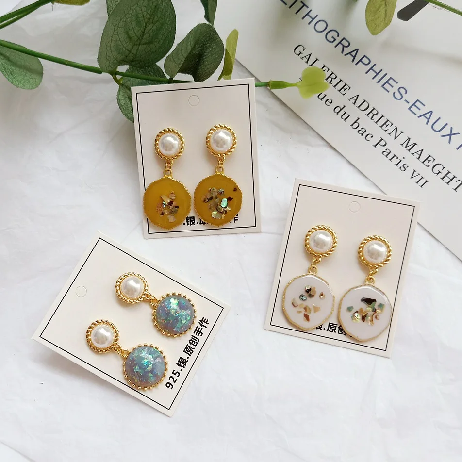MuHan 2019 New Arrivals Fashion Pearl Earring New Female Vintage Drop Earrings Shell Earrings for Women Girl Allergy Jewelry
MuHan 2019 New Arrivals Fashion Pearl Earring New Female Vintage Drop Earrings Shell Earrings for Women Girl Allergy Jewelry
