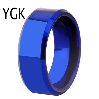 Drop Shipping Women's Wedding Band Ring Men Classic Blue Bevel Tungsten Ring Engagement Party Ring Gift Present for Women men
Drop Shipping Women's Wedding Band Ring Men Classic Blue Bevel Tungsten Ring Engagement Party Ring Gift Present for Women men