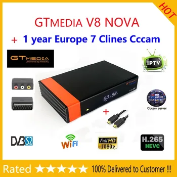 GTMEDIA V8 NOVA Receptor FREESAT V9 SUPER Satellite TV Receiver DVB-S2 Built-in WIFI Support PowerVu&Biss key DLNA, SAT To IP
GTMEDIA V8 NOVA Receptor FREESAT V9 SUPER Satellite TV Receiver DVB-S2 Built-in WIFI Support PowerVu&Biss key DLNA, SAT To IP