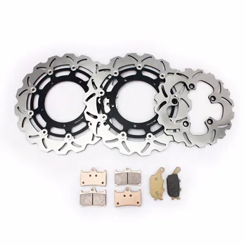 BIKINGBOY Front Rear Brake Discs Disks Rotors Pads For Yamaha FZ1 Fazer 06 07 08 09 10 11 12 13 14 15 16 17 18 19 FZ1 2004-2014
BIKINGBOY Front Rear Brake Discs Disks Rotors Pads For Yamaha FZ1 Fazer 06 07 08 09 10 11 12 13 14 15 16 17 18 19 FZ1 2004-2014