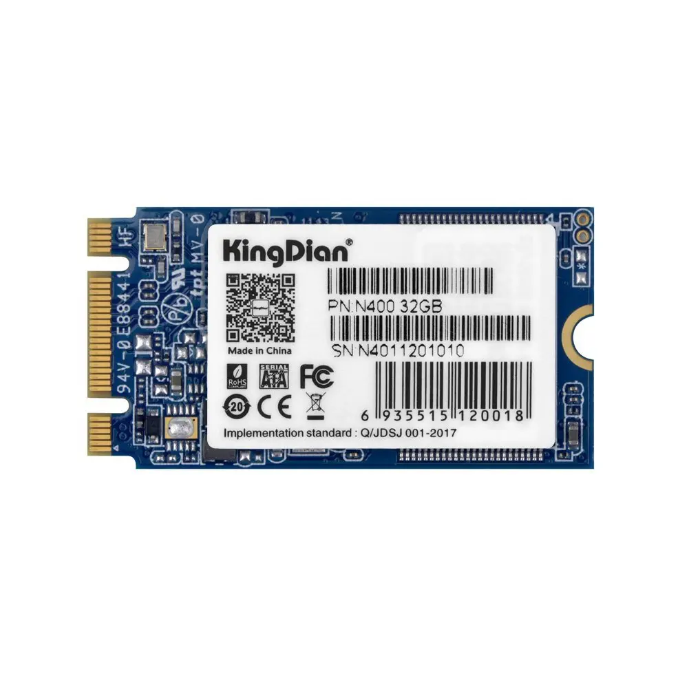BLEL Hot KingDian M.2 NGFF M.2 2242 2280 Solid State Drive Disk for Desktop PCs and MacPro (N400 32GB 42mm)
BLEL Hot KingDian M.2 NGFF M.2 2242 2280 Solid State Drive Disk for Desktop PCs and MacPro (N400 32GB 42mm)