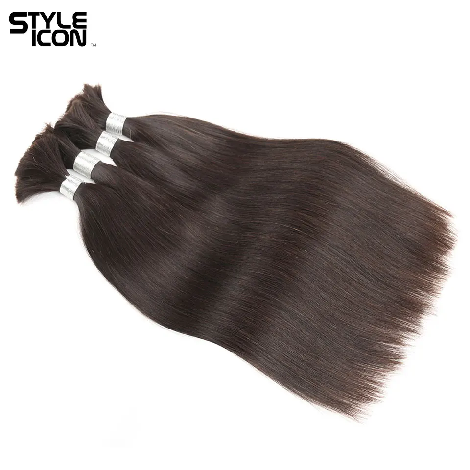 Styleicon Hair Indian Straight Human Hair Bulk 4 Bundles Deals Remy Bulk Hair for Braiding No Wefts Natural Black Tangle Free
Styleicon Hair Indian Straight Human Hair Bulk 4 Bundles Deals Remy Bulk Hair for Braiding No Wefts Natural Black Tangle Free