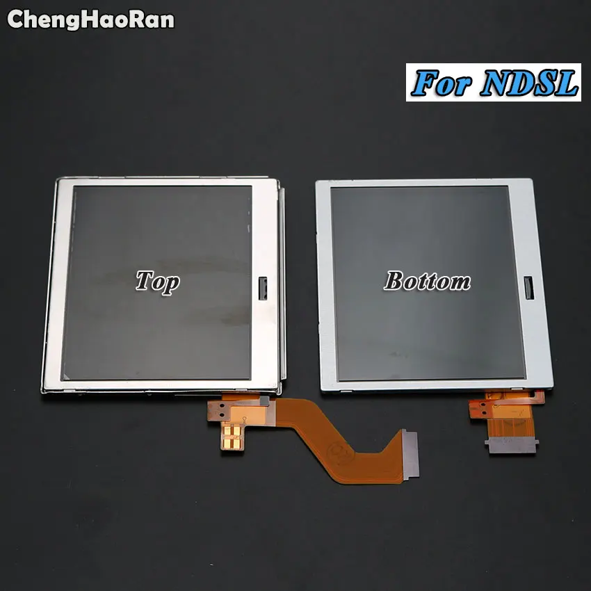 

ChengHaoRan New Top Upper/Bottom Lower LCD Display Screen Replacement for Nintendo DS Lite For NDSL DSLite Game Accessories