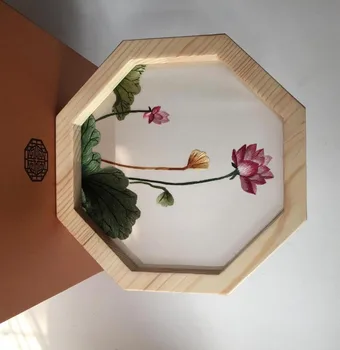 Chinese Handmade double-sided embroidery lotus table screen home decor Suzhou embroidery
Chinese Handmade double-sided embroidery lotus table screen home decor Suzhou embroidery