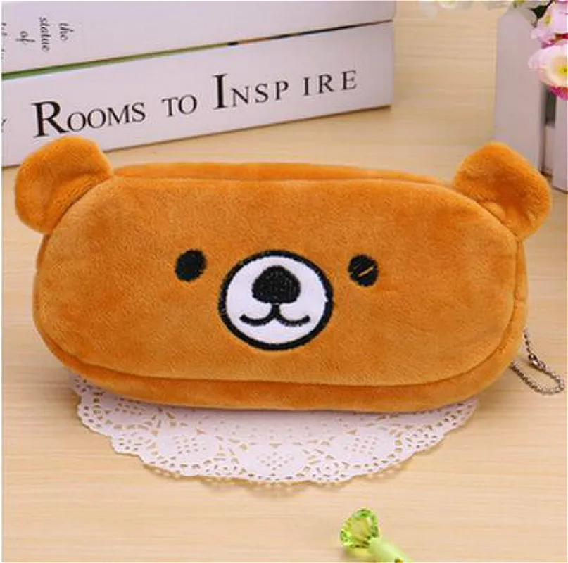 1pcs kawaii Plush Pencil Case cute bear pattern Office Student Pencil Cases School Supplies Pen Box Astuccio Scuola
1pcs kawaii Plush Pencil Case cute bear pattern Office Student Pencil Cases School Supplies Pen Box Astuccio Scuola