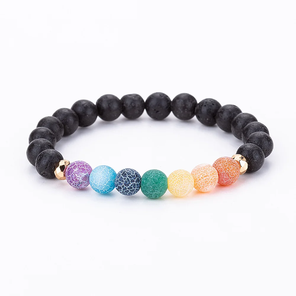 8MM Natural Lava Stone 7 Chakra Weathered Mala Meditation Bracelet Fashion Jewelry Accessories Colorful High Quality
8MM Natural Lava Stone 7 Chakra Weathered Mala Meditation Bracelet Fashion Jewelry Accessories Colorful High Quality