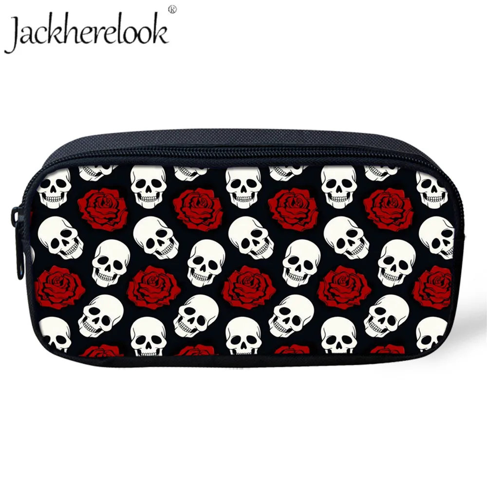Jackherelook Sugar Skull Rose Print School Pencil Bags for Kids Toiletry Bag Women Cosmetic Bag Makeup Pouch Necessaire Feminina
Jackherelook Sugar Skull Rose Print School Pencil Bags for Kids Toiletry Bag Women Cosmetic Bag Makeup Pouch Necessaire Feminina