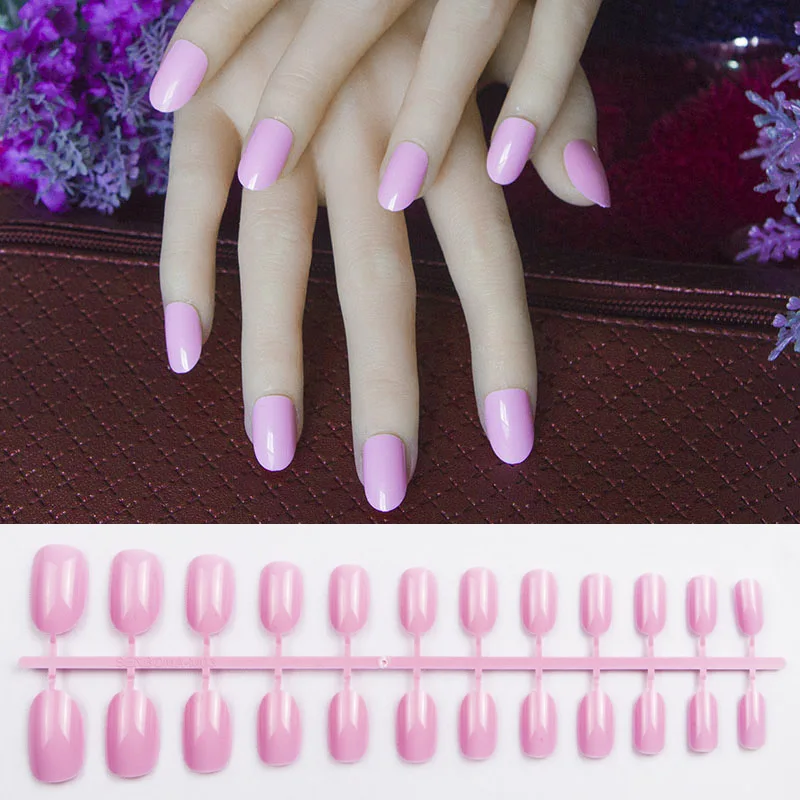 24pcs pink round oval fake nails short round head acrylic false nails with glue tabs soft artificial full decorative nail tips
24pcs pink round oval fake nails short round head acrylic false nails with glue tabs soft artificial full decorative nail tips