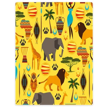 HommomH 60"X80" Blanket Throw Comfort Warm Soft Plush Throw For Sofa African Animal Elephant Lion Yellow
HommomH 60"X80" Blanket Throw Comfort Warm Soft Plush Throw For Sofa African Animal Elephant Lion Yellow