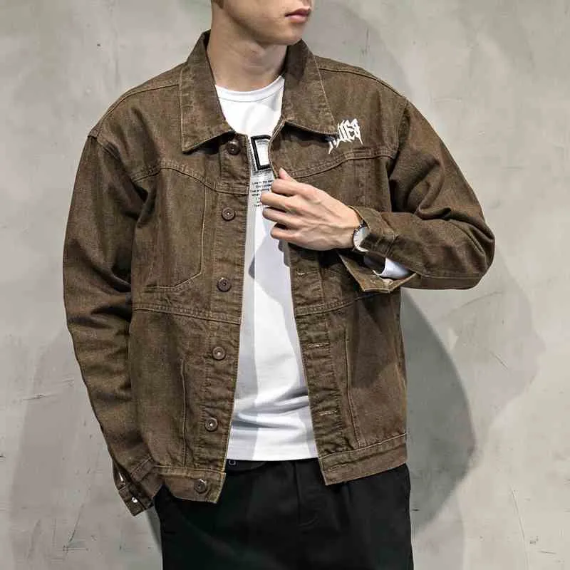 denim jacket men jeans outerwear autumn and spring casual jackets letter embroidery man tops clothing 2019 tooling
denim jacket men jeans outerwear autumn and spring casual jackets letter embroidery man tops clothing 2019 tooling