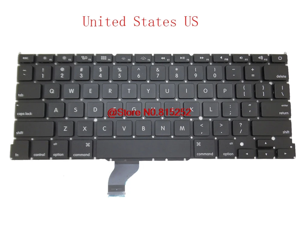 Laptop Keyboard For Apple For MACBOOK A1369 A1466 A1370 A1465 A1398 MC975 MC976 A1425 MD212 MD213 A1502 V128385AS V128385ES US
Laptop Keyboard For Apple For MACBOOK A1369 A1466 A1370 A1465 A1398 MC975 MC976 A1425 MD212 MD213 A1502 V128385AS V128385ES US