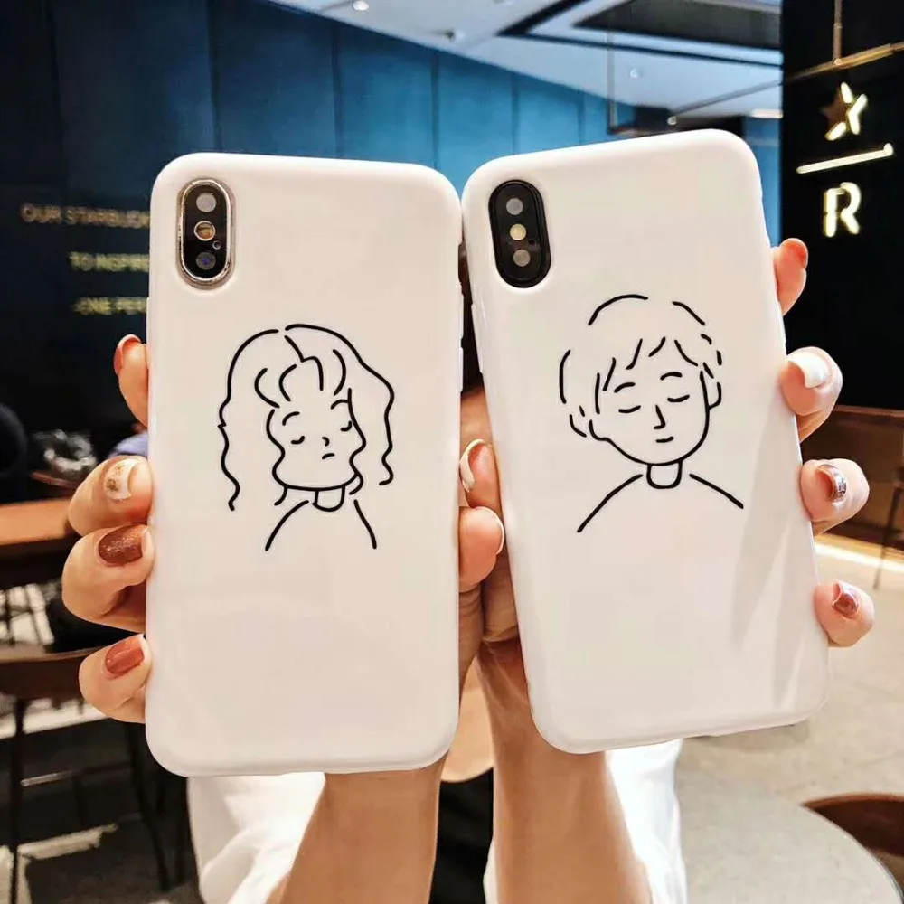 Cartoon Couple Girl Boy TPU Phone Case For Huawei P20 Lite P20 Pro Honor 10 9 Lite V10 9i 7X 8X 7C Nova 3 2s Case White Silicone
Cartoon Couple Girl Boy TPU Phone Case For Huawei P20 Lite P20 Pro Honor 10 9 Lite V10 9i 7X 8X 7C Nova 3 2s Case White Silicone