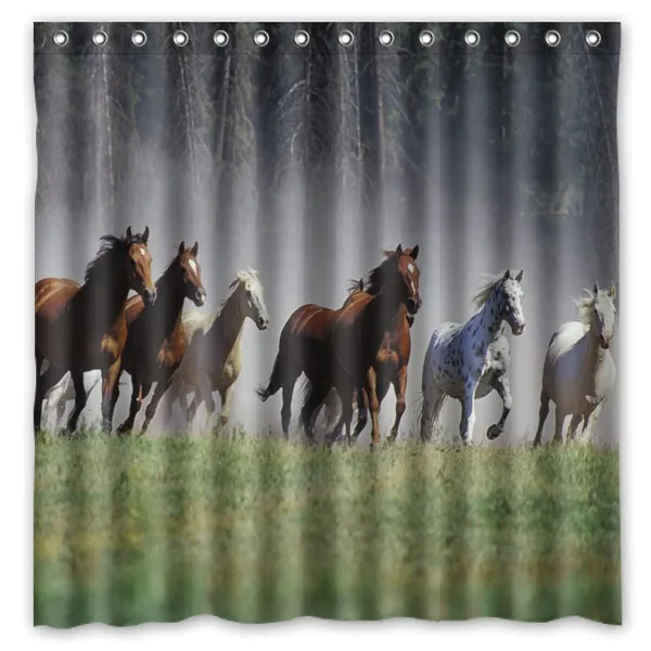 Running Horse Pattern Bathroom Decorative Curtain Waterproof Polyester Eco-Friendly DIY Shower Curtains 180*180cm
Running Horse Pattern Bathroom Decorative Curtain Waterproof Polyester Eco-Friendly DIY Shower Curtains 180*180cm