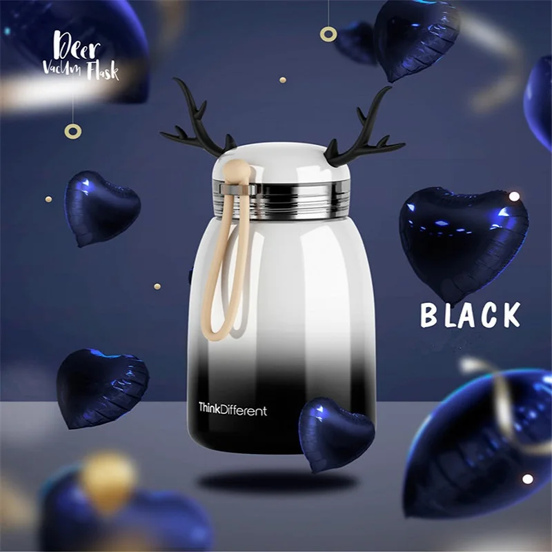 320 Ml Deer Cartoon Thermos Cup Bottle Stainless Steel Thermocup Vacuum Thermal Mug Child Tumbler Animal Cup Thermo Funny Gift
320 Ml Deer Cartoon Thermos Cup Bottle Stainless Steel Thermocup Vacuum Thermal Mug Child Tumbler Animal Cup Thermo Funny Gift