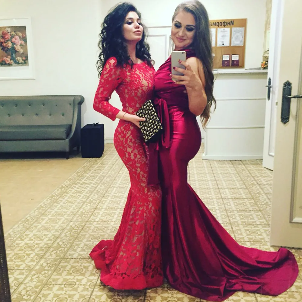 Elegant backless satin silk Mermaid tail Wonder dress