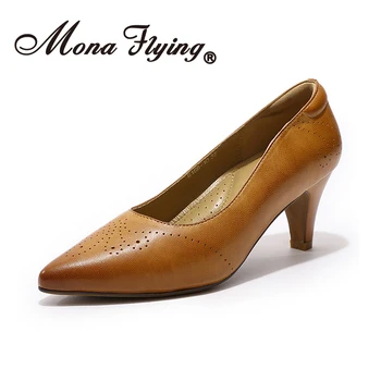 Mona Flying Women Leather Pumps Fashion Comfort Elegant Hand-made Pointed Toe High Heels Party Office for Women Ladies G168-10
Mona Flying Women Leather Pumps Fashion Comfort Elegant Hand-made Pointed Toe High Heels Party Office for Women Ladies G168-10