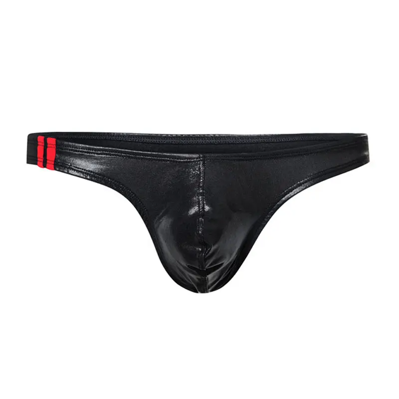 Sexy Men Plus Size PU Shiny U Convex Pouch Briefs G-string Sexy Bikini Underwear Low Rise Jockstrap Thong Gay Wear F7
Sexy Men Plus Size PU Shiny U Convex Pouch Briefs G-string Sexy Bikini Underwear Low Rise Jockstrap Thong Gay Wear F7