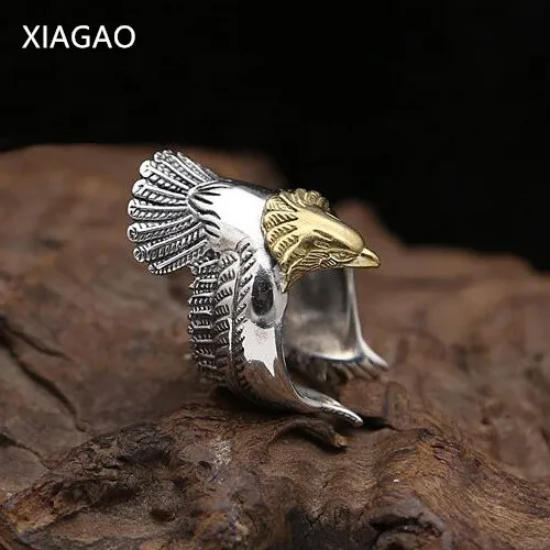 XIAGAO Gold Color Cool Eagle Rings for Men 925 Sterling Silver Jewelry Ring Men Female Personality Vintage Ringen Jewelry
XIAGAO Gold Color Cool Eagle Rings for Men 925 Sterling Silver Jewelry Ring Men Female Personality Vintage Ringen Jewelry